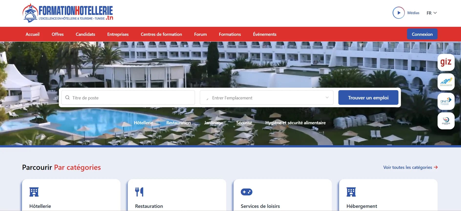 Formation Hotellerie